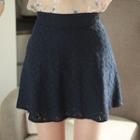 A-line Lace Mini Skirt