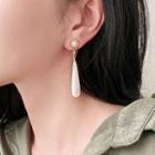 Faux Pearl Drop Earring 1 Pair - 1629 - White - One Size