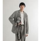 Single-breasted Blazer / Bear Plush / Set