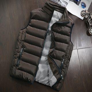 Padded Stand-collar Vest