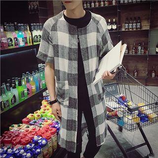 Check Short-sleeve Light Jacket