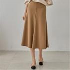 Seam-front A-line Skirt