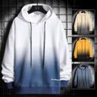 Ombre Hoodie / Mock Two-piece Sweatshirt