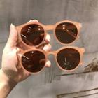 Retro Round Sunglasses Brown - One Size