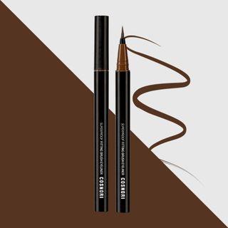 Cosnori - Superproof Fitting Brush Eyeliner - 3 Colors #03 Brown