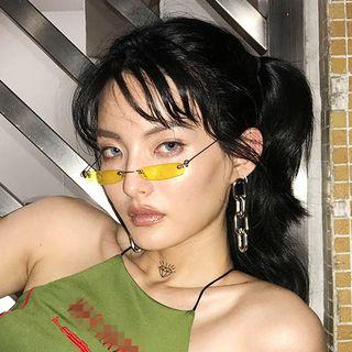 Frameless Slim Sunglasses