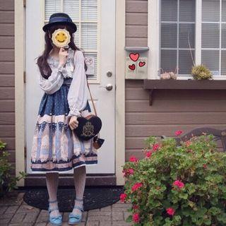 Sleeveless Bow-accent Dress With Hair Band