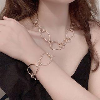 Metal Bracelet / Necklace / Set
