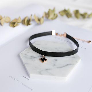 Clover-drop Choker