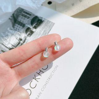 Lightbulb Stud Earring 1 Pair - As Shown In Figure - One Size