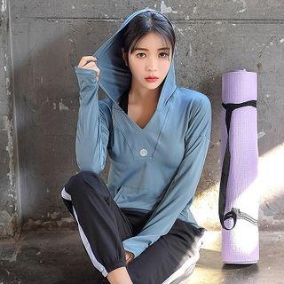 Set: Sports Hoodie + Paneled Sweatpants