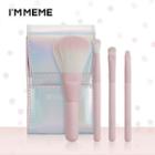 Memebox - I'm Meme I'm Mini Pink Brush Set: Shading Brush 1pc + Blending Brush 1pc + Eyeshadow Brush 1pc + Eyeshadow Point Brush 1pc 4pcs