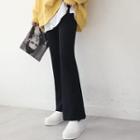 Boot-cut Cotton Sweatpants
