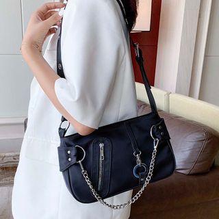 Chain Shoulder Bag Black - One Size