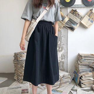 Plain Cargo Skirt