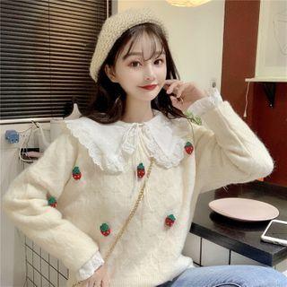 Fruit Detail Sweater / Blouse