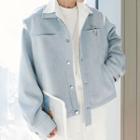 Set: Long-sleeve Shirt + Button-up Vest