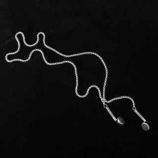 Earphones Pendant Necklace Sliver - One Size