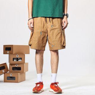 Cactus Embroidered Shorts