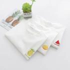 Short-sleeve Embroidered Fruit T-shirt