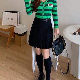 Plus Size Pleated Skirt