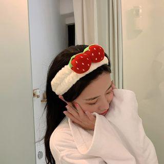 Strawberry Face Wash Headband