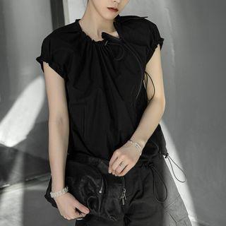Ruched Crop Vest
