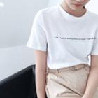 Lettering Short-sleeve Loose-fit Top