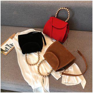 Beaded Handle Crossbody Bag