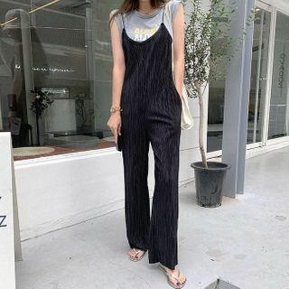 Accordion-pleated Jumpsuit