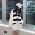 Striped Knit Vest / T-shirt Dress