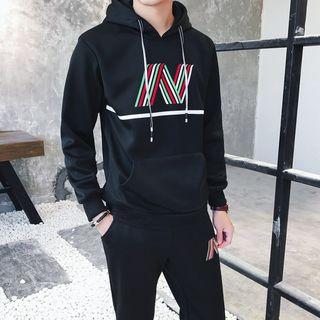 Set: Lettering Hoodie + Jogger Pants