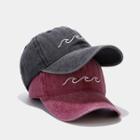 Wave Embroidered Baseball Cap