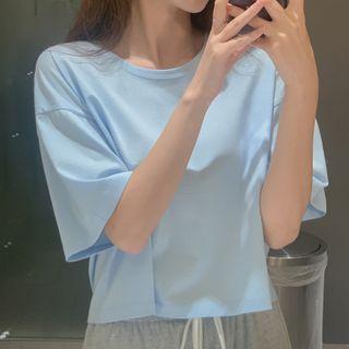 Pure Cotton Crop T-shirt