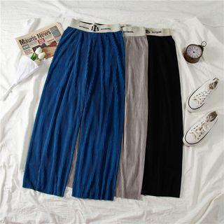 Straight Cut Plain Pants