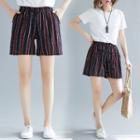Striped Shorts As Shown In Figure - One Size