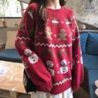 Christmas Sweater Red - One Size