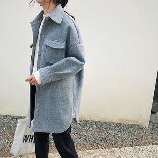 Loose-fit Plain Jacket