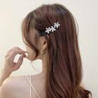 Floral Hair Clip White - One Size
