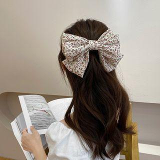 Floral Ribbon Barrette