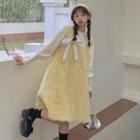 Fluffy Overall Dress