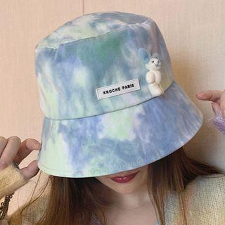 3d Rabbit Tie Dye Bucket Hat