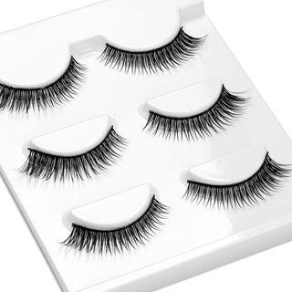 Set Of 3 Pairs: False Eyelash #l09