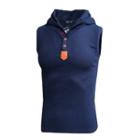 Sleeveless Henley Hoodie