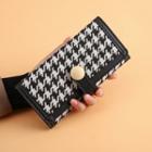 Houndstooth Wallet / Long Wallet