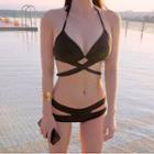 Cutout Plain Bikini