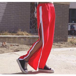 Side Zip Straight Cut Pants