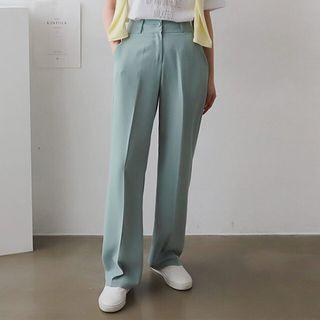 High-rise Loose-fit Dress Pants