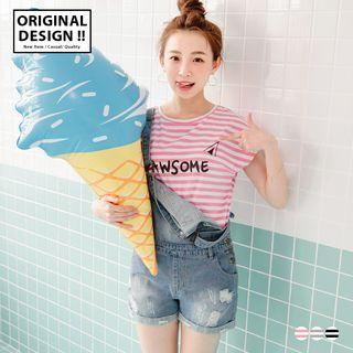 Pawsome Kitty Stripes Tee