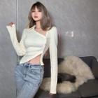 Collared Irregular T-shirt